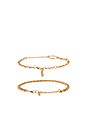 view 3 of 4 Rihanna Anklet in Gold