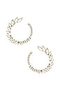 view 1 of 3 Dance Til Dawn Hoop in Gold