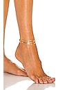 view 1 of 3 Lila Anklet in Gold