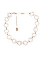 view 1 of 2 COLLIER RAS DU COU LET IT SHINE in Gold & White