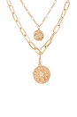 view 3 of 5 Sunkissed Lariat Necklace in Gold