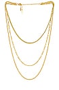 view 1 of 3 Electric Feel Necklace in Gold