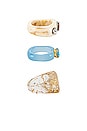 view 2 of 3 Acrylic Ring Set in Multi