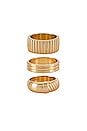 view 2 of 3 Goldie Ring Set in Gold