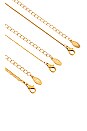 view 4 of 4 Evil Eye Belly Chain in Gold