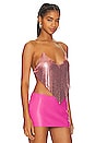 view 2 of 5 Chain Halter Top in Pink