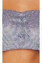view 5 of 5 Cropped Chainmail Top in Blue