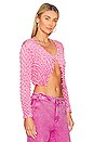 view 2 of 4 Scrunch Top in Hot Pink