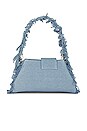 view 2 of 4 Distressed Denim Bag in Denim