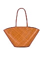view 1 of 4 Woven Tote Bag in Cognac