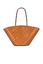 view 2 of 4 Woven Tote Bag in Cognac