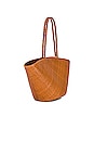 view 3 of 4 Woven Tote Bag in Cognac