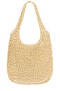 view 1 of 4 Slouch Raffia Bag in Natural