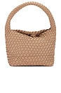 view 1 of 4 Woven Leather Shoulder Bag in Natural