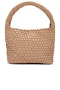 view 2 of 4 Woven Leather Shoulder Bag in Natural
