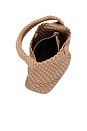 view 4 of 4 Woven Leather Shoulder Bag in Natural