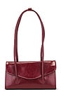 view 1 of 4 Patent Leather Shoulder Bag in Burgundy