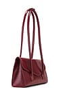 view 3 of 4 Patent Leather Shoulder Bag in Burgundy
