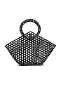 view 2 of 4 Geometric Top Handle Bag in Black