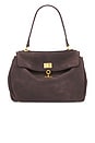 view 2 of 5 Locked in Slouch Bag in Dark Brown