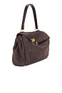view 4 of 5 Locked in Slouch Bag in Dark Brown