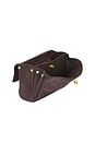 view 5 of 5 Locked in Slouch Bag in Dark Brown