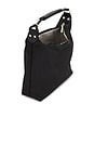view 4 of 5 Faux Suede Top Handle Bag in Black