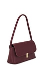 view 3 of 4 The Classic Shoulder Bag in Burgundy