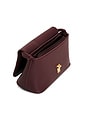 view 4 of 4 The Classic Shoulder Bag in Burgundy