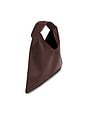 view 4 of 4 Mini Hobo Slouch Bag in Chocolate Brown