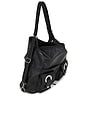 view 4 of 4 Checked Tote in Black