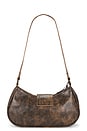 view 2 of 4 Vintage Buckle Shoulder Bag in Distressed Brown