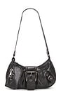 view 1 of 4 Vintage Buckle Shoulder Bag in Grey