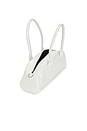 view 4 of 5 Patent Leather Bowler Bag in White