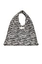 view 1 of 4 Luxe Hobo Slouch Bag in Zebra