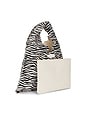 view 3 of 4 Luxe Hobo Slouch Bag in Zebra
