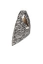 view 4 of 4 Luxe Hobo Slouch Bag in Zebra