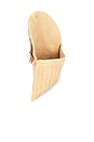 view 5 of 5 POCHETTE WOVEN CLUTCH BAG in Tan