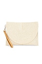 view 2 of 5 BOLSO SOBRE WOVEN CLUTCH BAG in Ivory