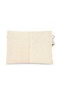 view 3 of 5 BOLSO SOBRE WOVEN CLUTCH BAG in Ivory