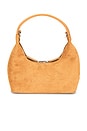 view 3 of 5 Faux Nappa Shoulder Bag in Tan
