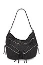 view 1 of 4 Leather Shoulder Bag in Black