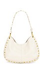 view 2 of 4 Faux Leather Shoulder Bag in Ivory