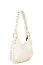 view 3 of 4 Faux Leather Shoulder Bag in Ivory