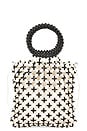 view 1 of 4 BOLSO TOTE in Ivory & Black