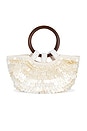 view 2 of 4 Pearl Top Handle Bag in Iridescent Ivory