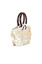 view 4 of 4 Pearl Top Handle Bag in Iridescent Ivory