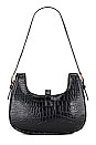 view 2 of 4 BOLSO CROC in Black