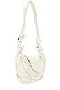 view 3 of 4 Knotted Shoulder Bag in Ivory Cord