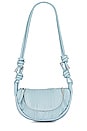 view 1 of 4 Knotted Shoulder Bag in Baby Blue